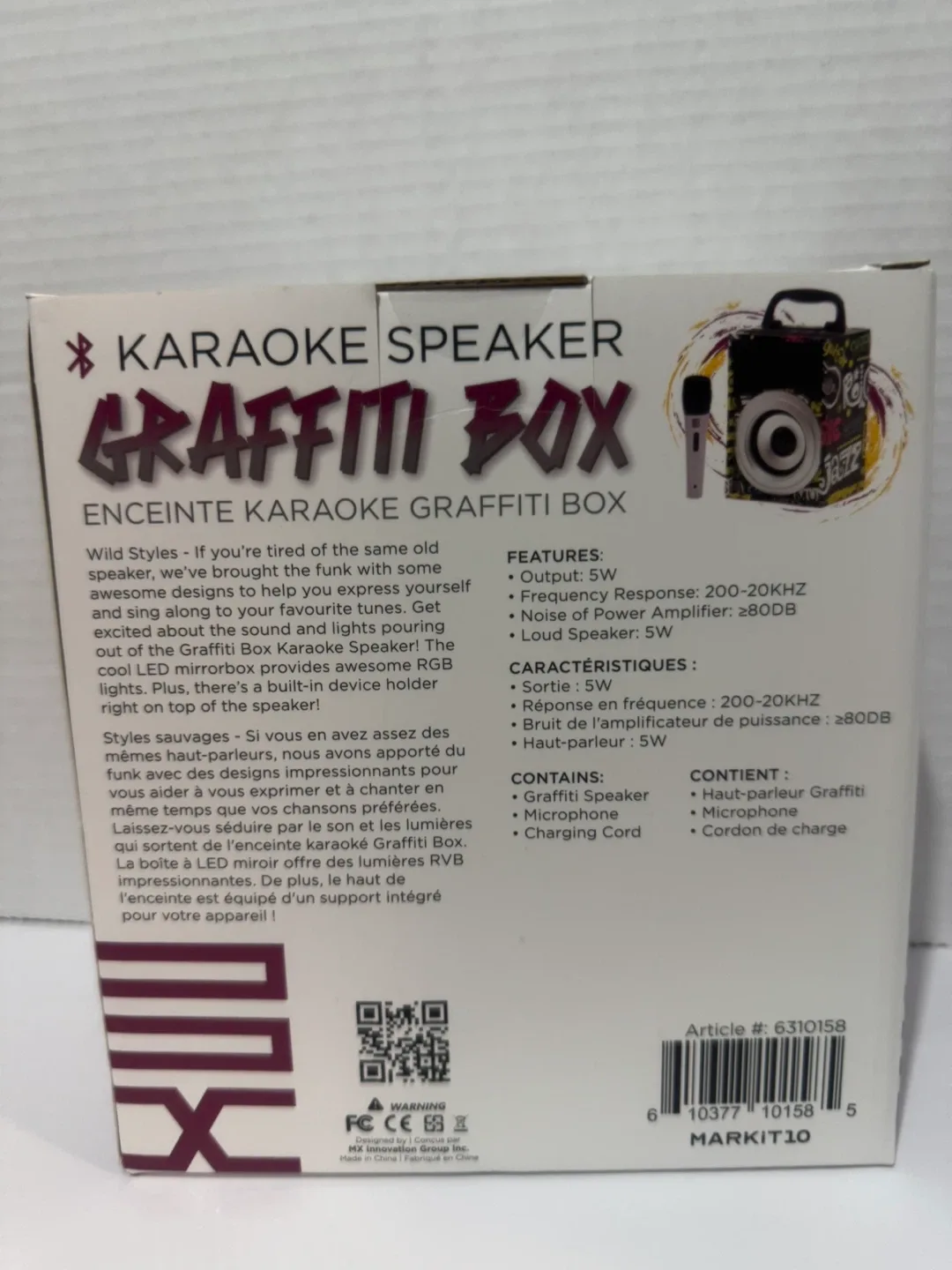 Karaoke Speaker Graffiti Box - Wild Styles image indicator(3)