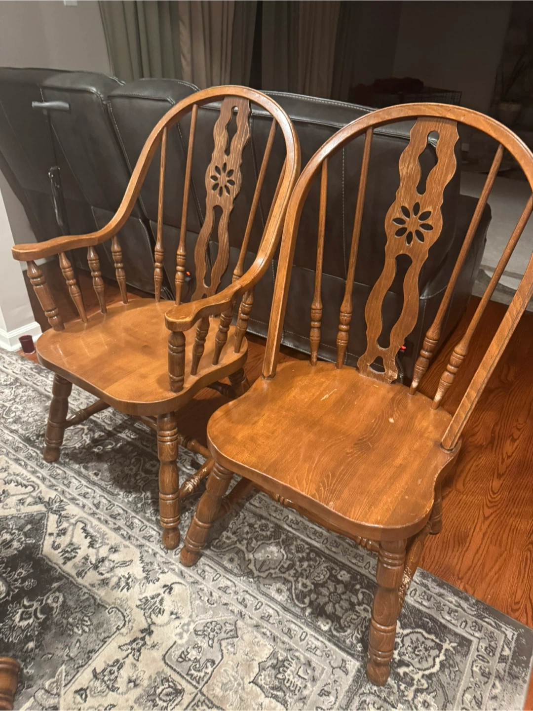 Wooden Dining Table with 6 Chairs - photo 3