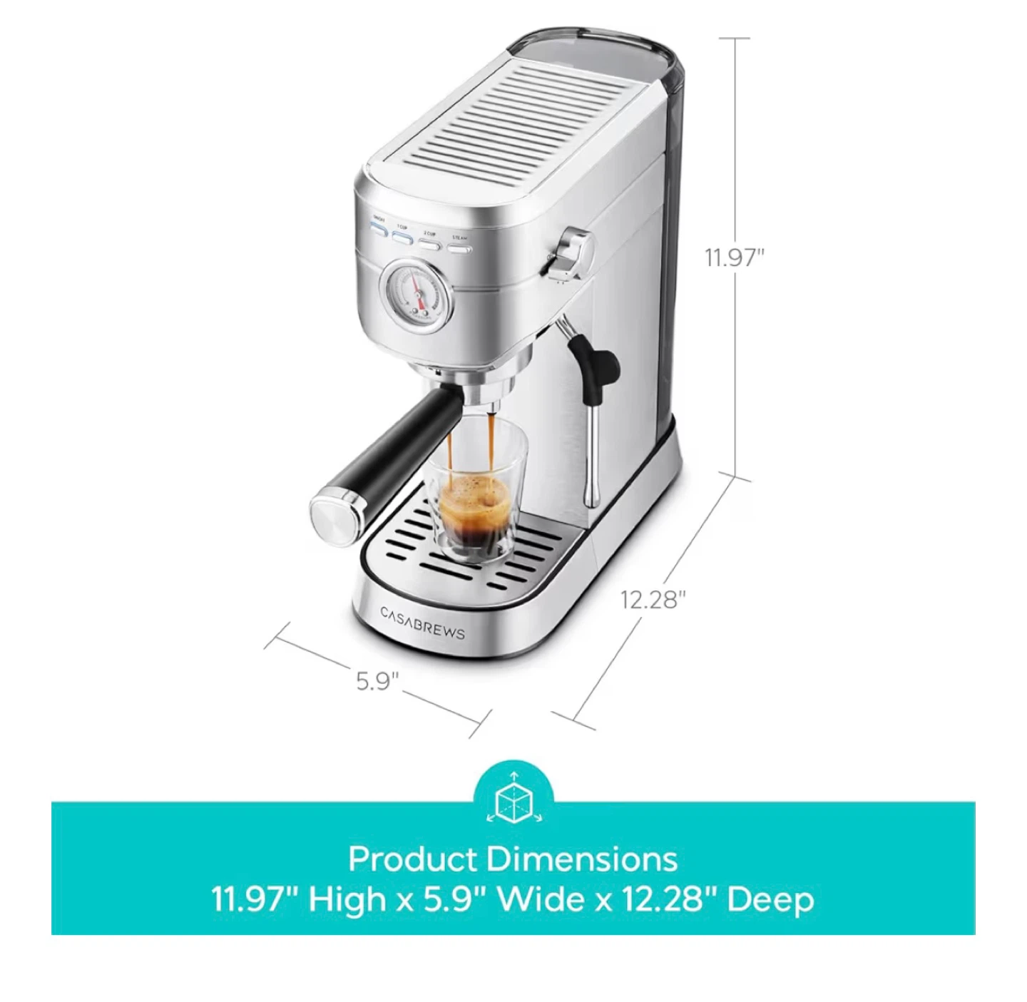 CASABREWS Espresso Machine - photo 3