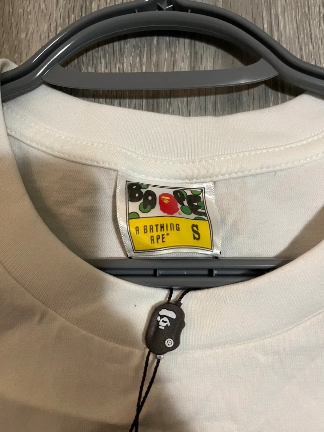 Bathing Ape (BAPE) White Camo Tee - Size S image indicator(2)