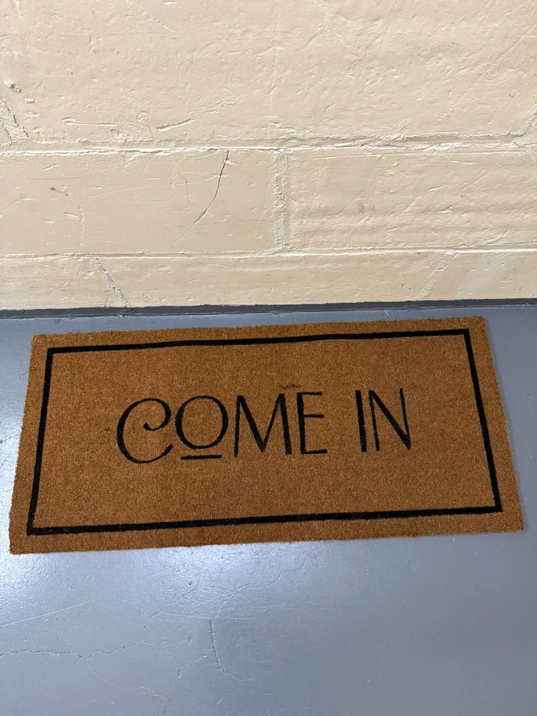 Coir Doormat - "Come In" Design