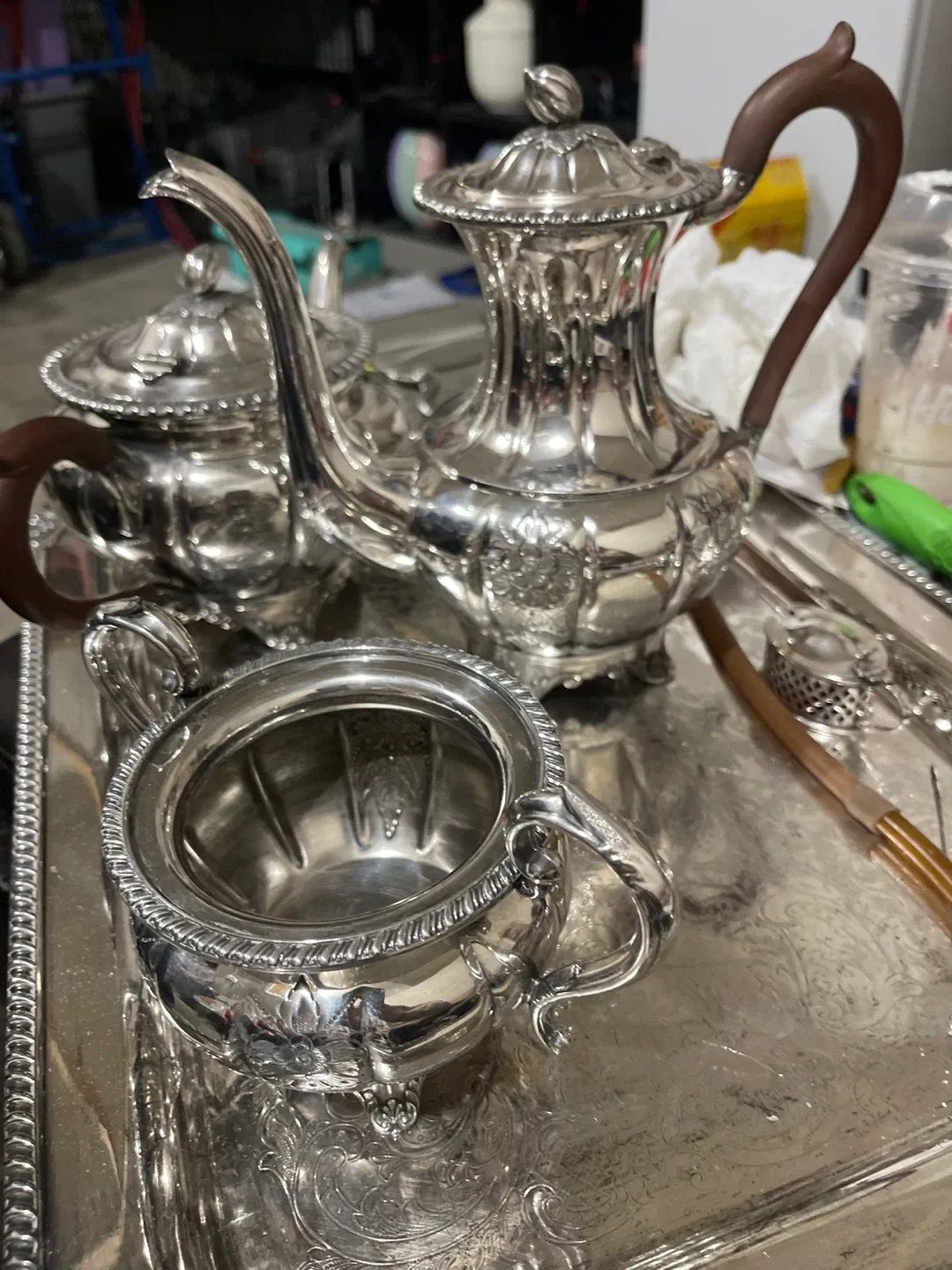 Vintage Silver Tea Set image indicator(3)