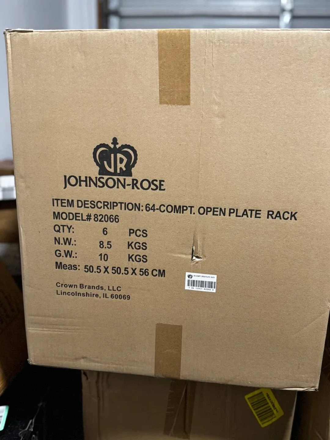 Johnson-Rose 64-Compartment Open Plate Rack– Commercial Dishwa image indicator(2)