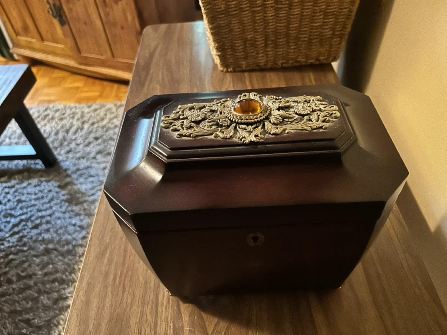 Bombay Company Wooden Jewellery Box thumbnail