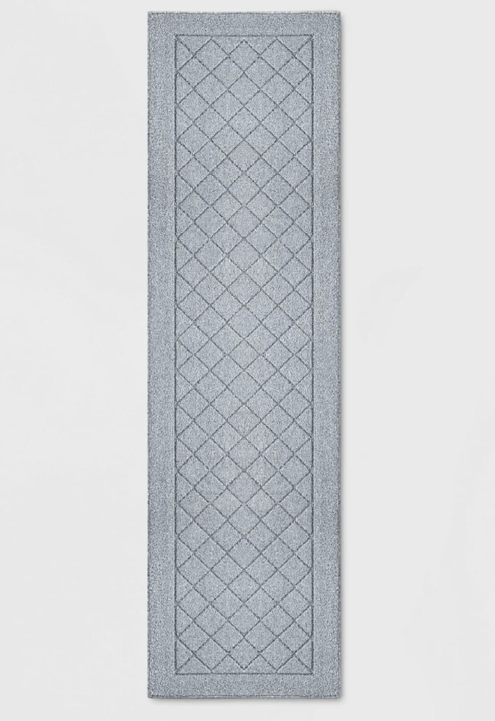 Threshold Gray Diamond Runner Rug image indicator(2)