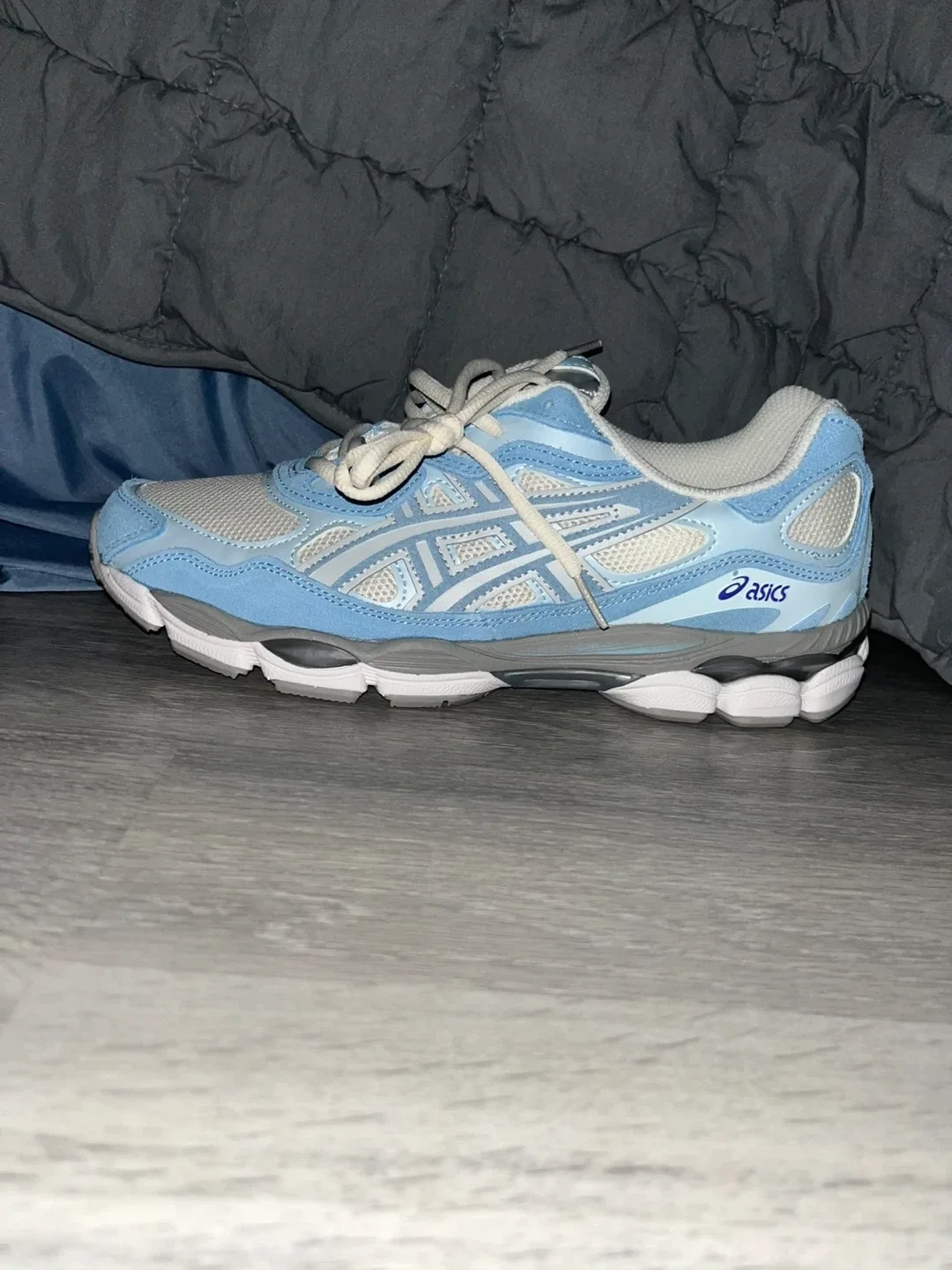 Asics GEL-1090 Running Shoes, Light Blue, Size 9.5 image indicator(4)
