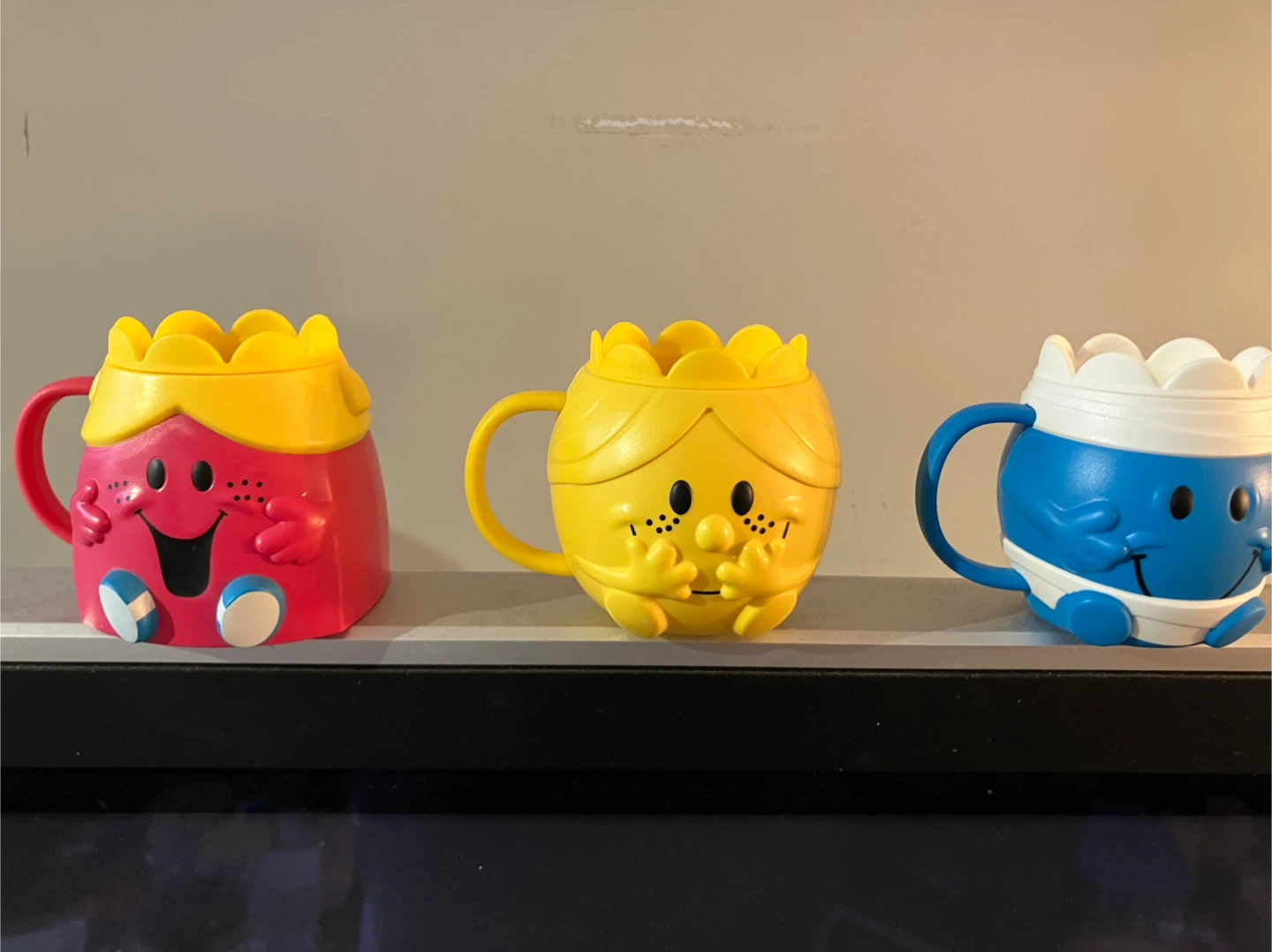 Collectible McDonald's Mr. Men & Little Miss Cups