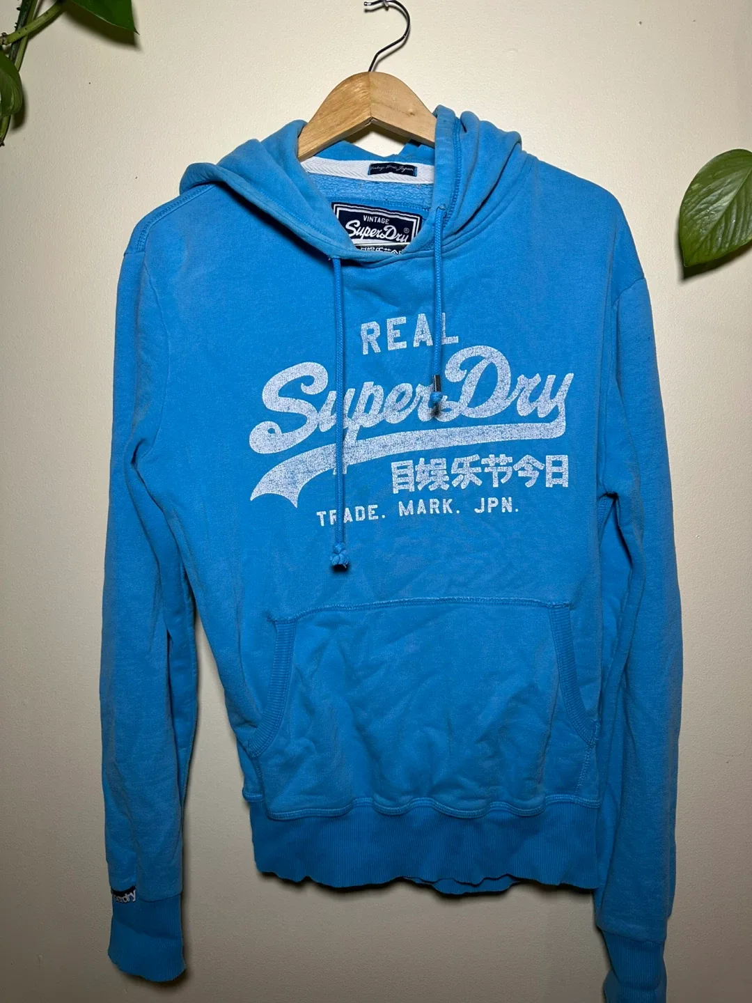 Superdry Vintage Hoodie - Blue thumbnail