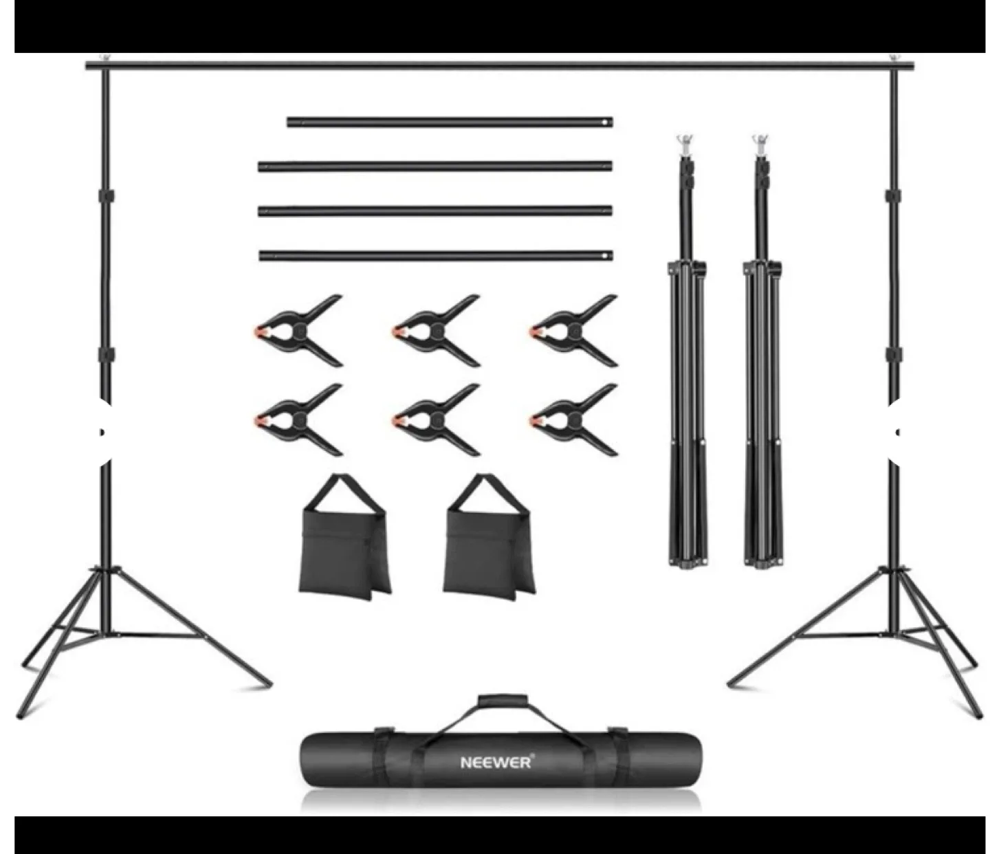 NEEWER Backdrop Stand 10ft x 7ft, Adjustable Photo thumbnail