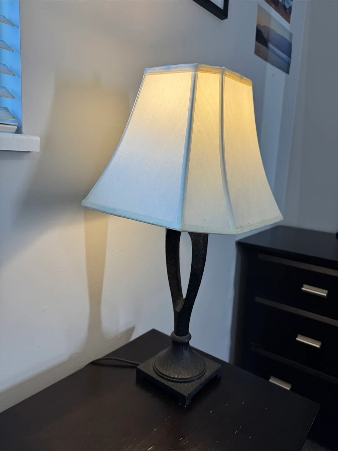 Table Lamp with White Shade thumbnail