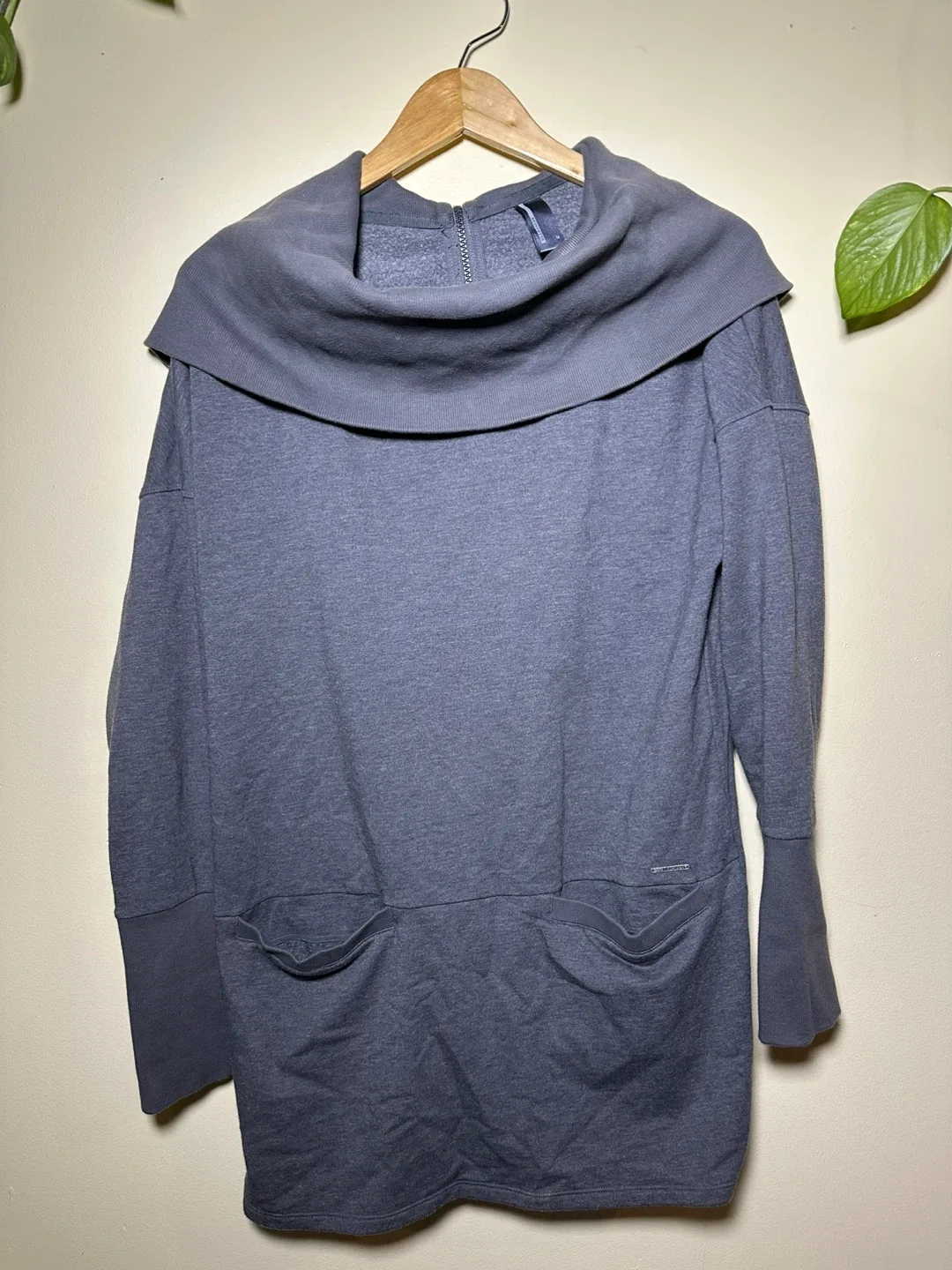 Mondetta Gray Cowl Neck Tunic Dress thumbnail
