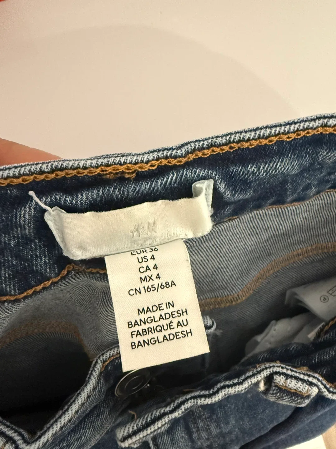 H&M Blue Denim Jeans - Size 4 image indicator(3)