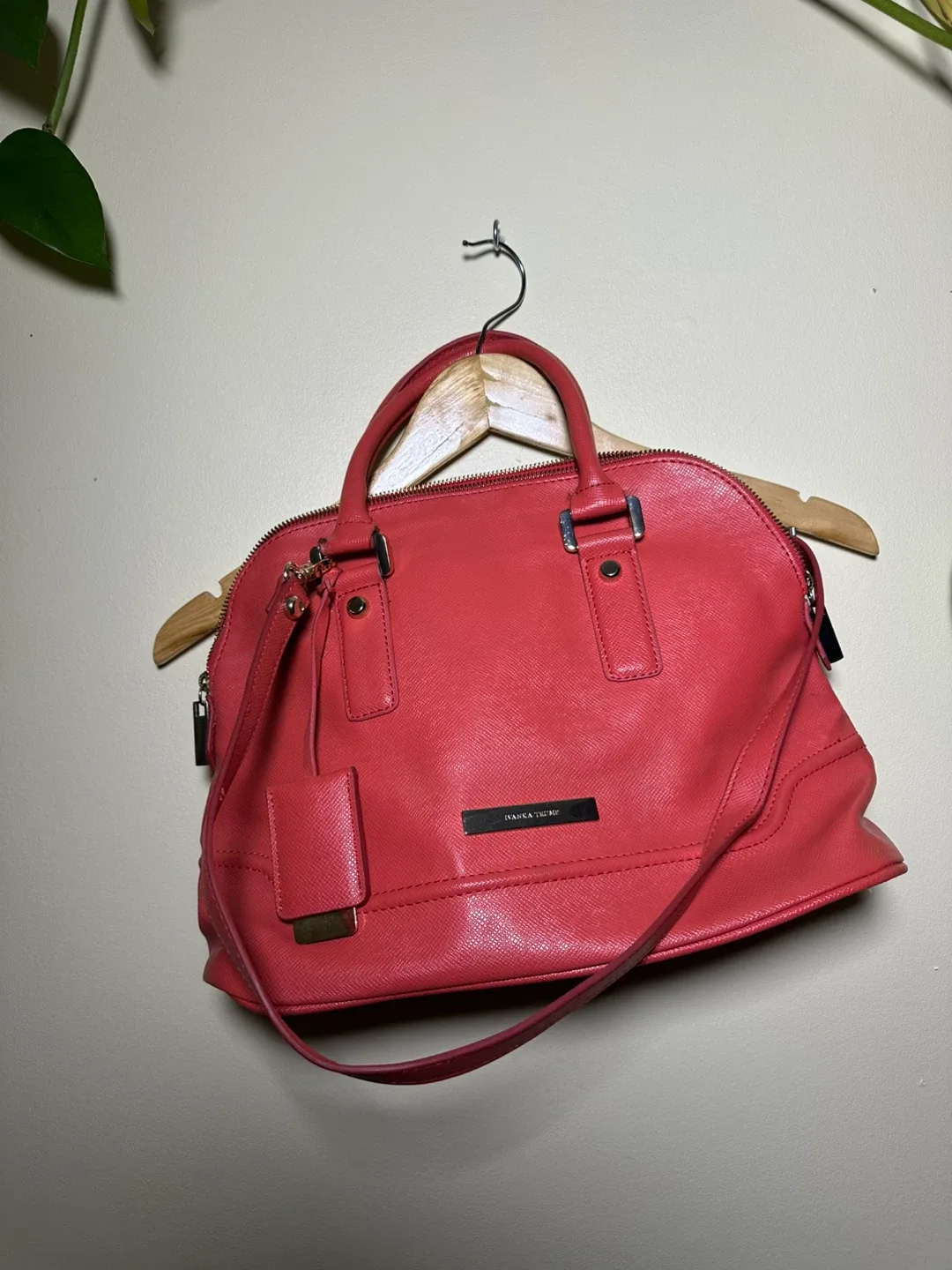 Ivanka Trump Dome Satchel - Coral thumbnail