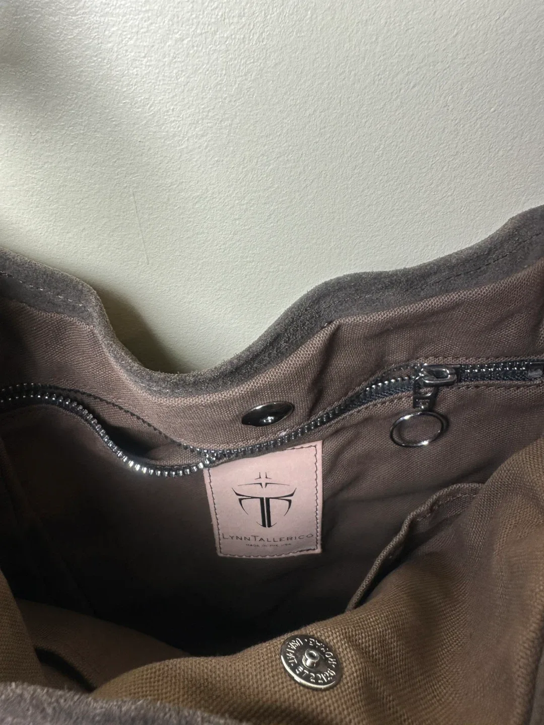 Lynn Tallerico Suede Shoulder Bag image indicator(2)