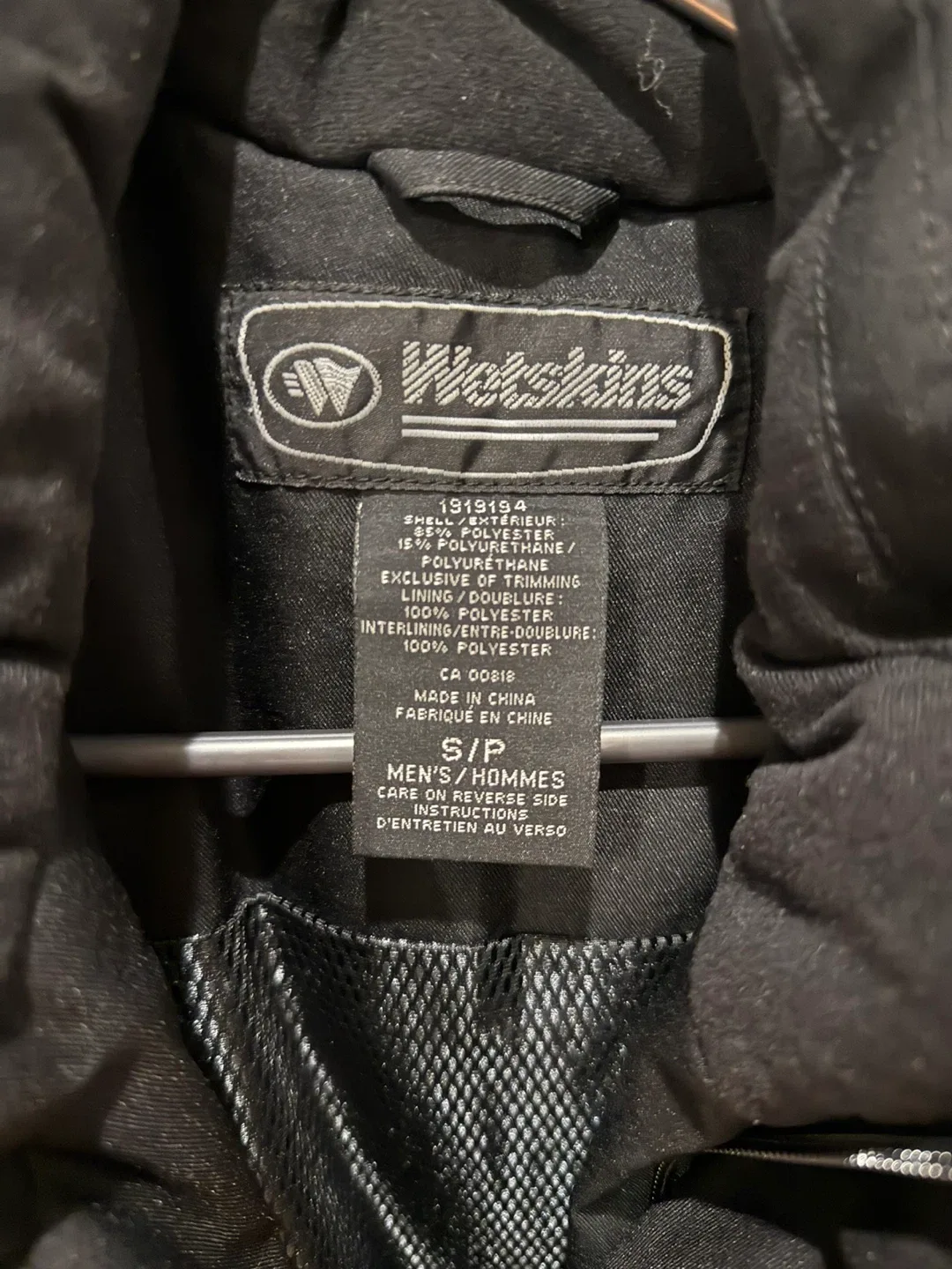 Men’s jacket image indicator(2)