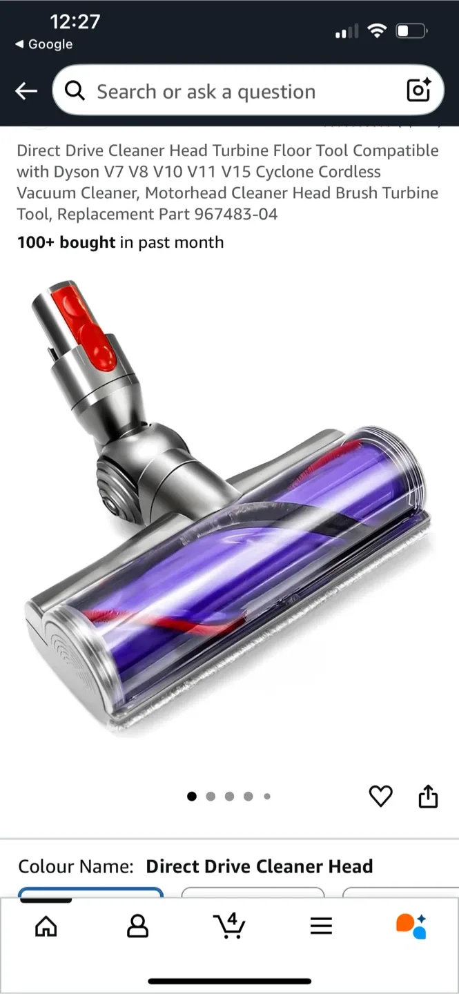 Dyson Vacuum Cleaner Head image indicator(6)