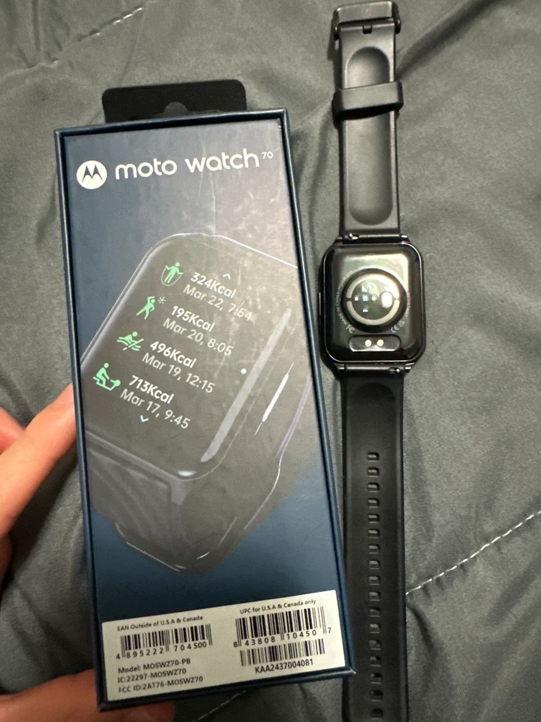 Motorola Moto Watch 70 - Black image indicator(4)