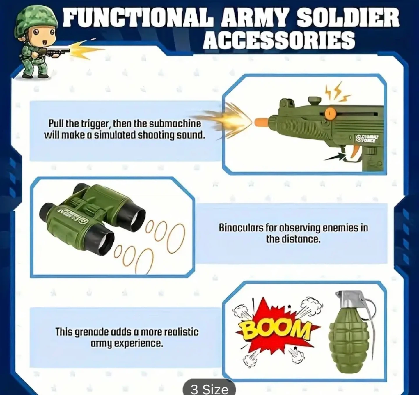 Army soldier’s uniform for kids costume party or Halloween - photo 3