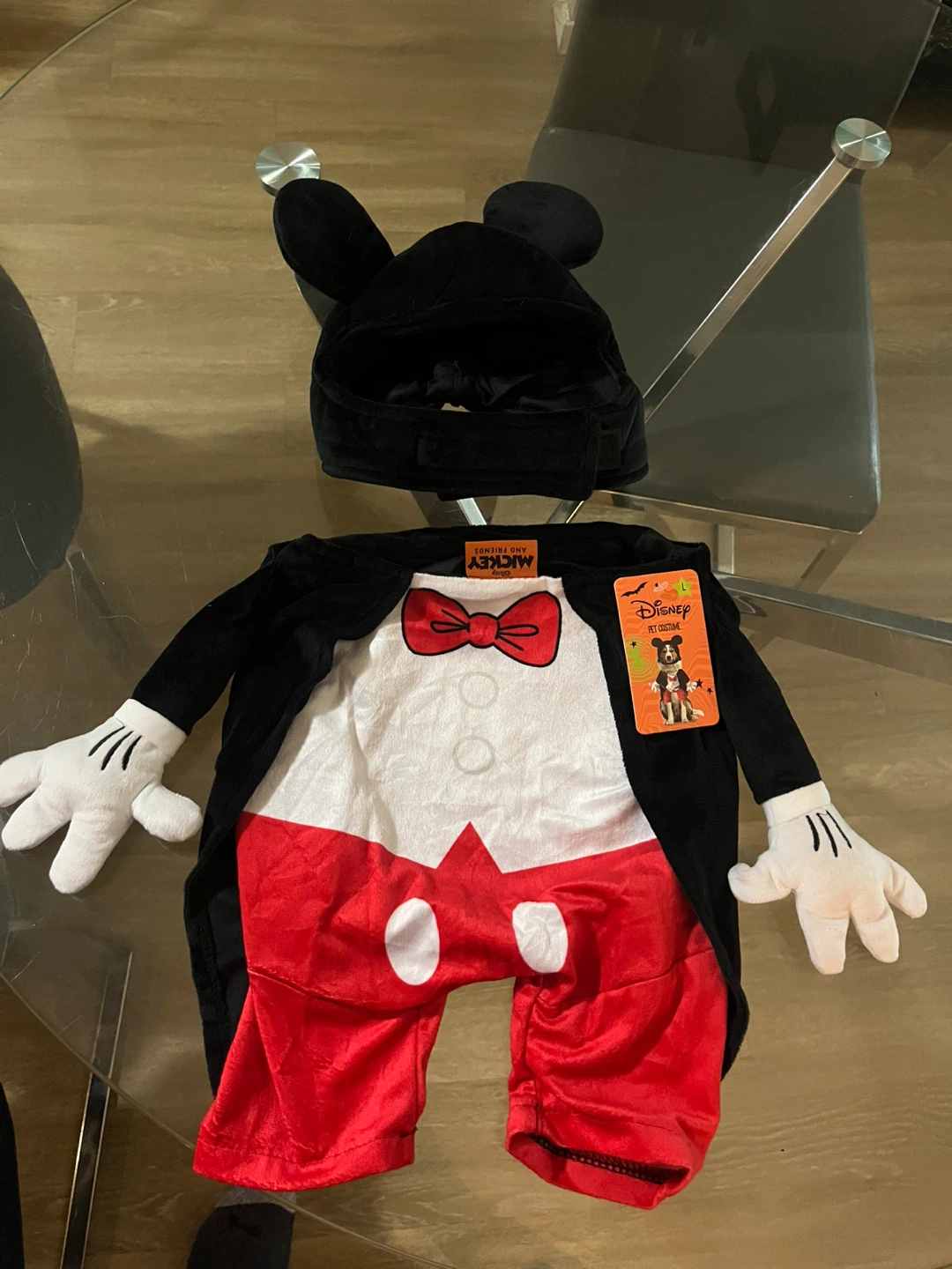 Disney Mickey Mouse Pet Costume - Size L