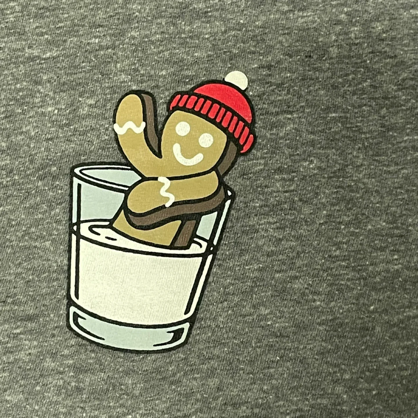 Old Navy XXL Gingerbread pajama shirt image indicator(2)