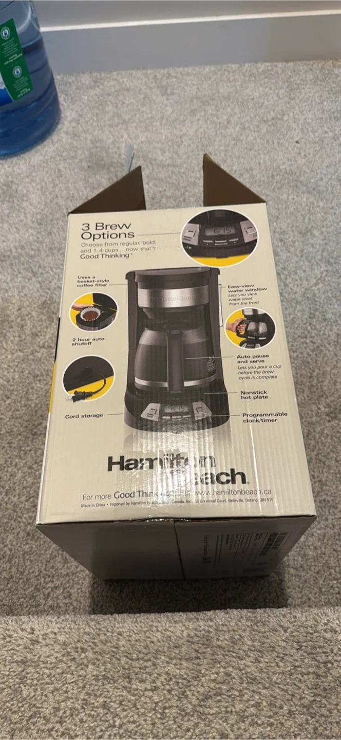 Hamilton Beach Programmable Coffee Maker - New in Box! image indicator(2)