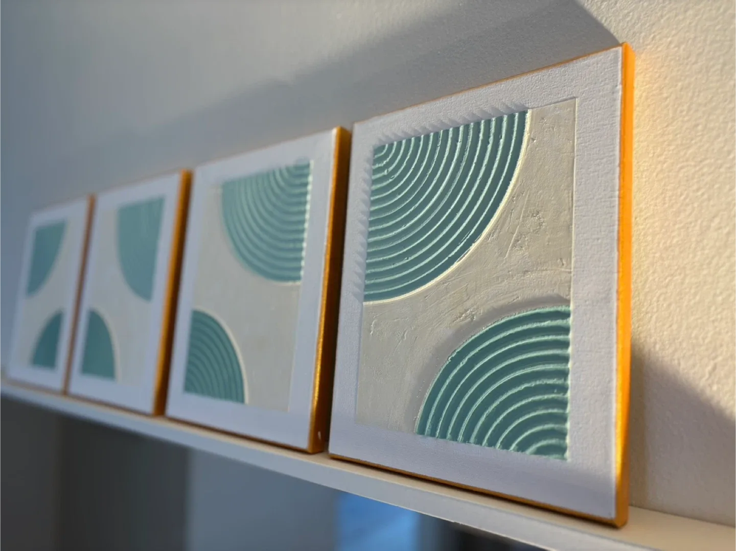 Set of 3 Textured Wall Art Pieces image indicator(3)