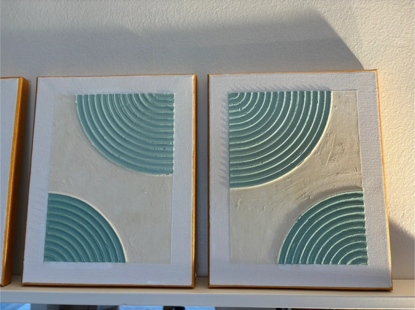 Set of 3 Textured Wall Art Pieces image indicator(2)