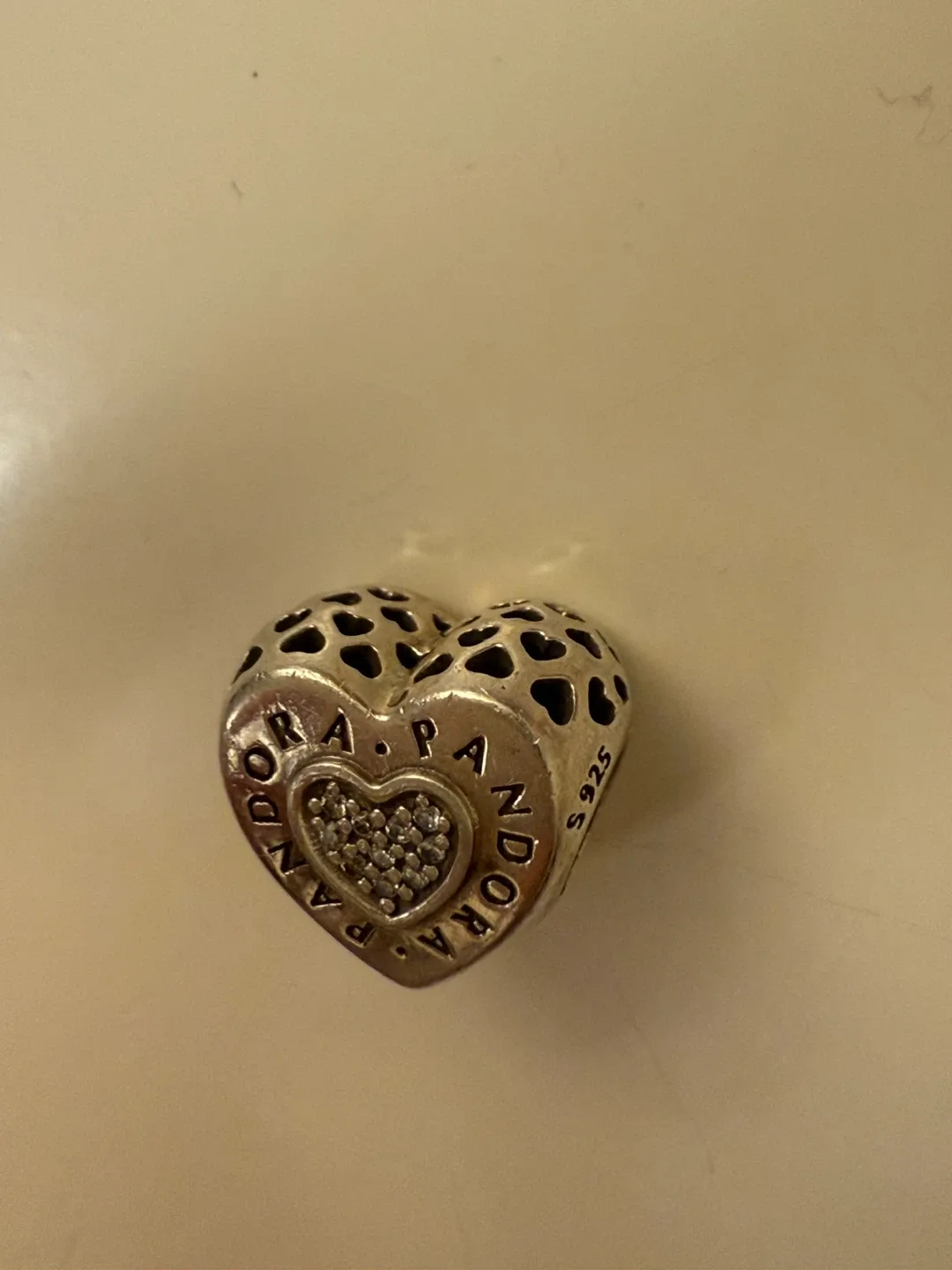 Pandora Heart Charm S925 Silver image indicator(2)