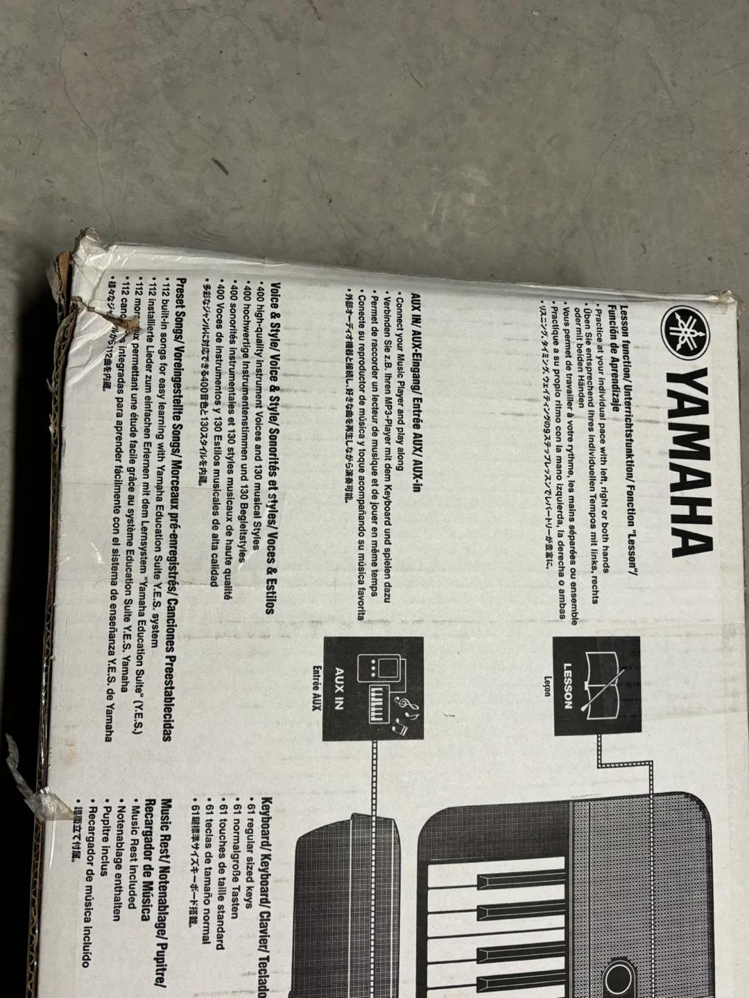 Yamaha PSR-E263 Digital Keyboard - Like New! image indicator(4)