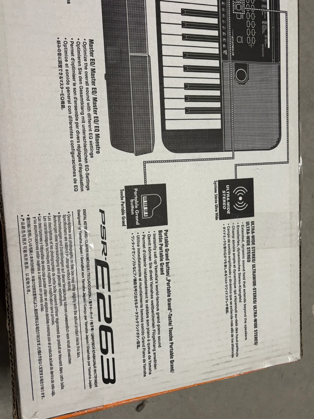 Yamaha PSR-E263 Digital Keyboard - Like New! image indicator(8)