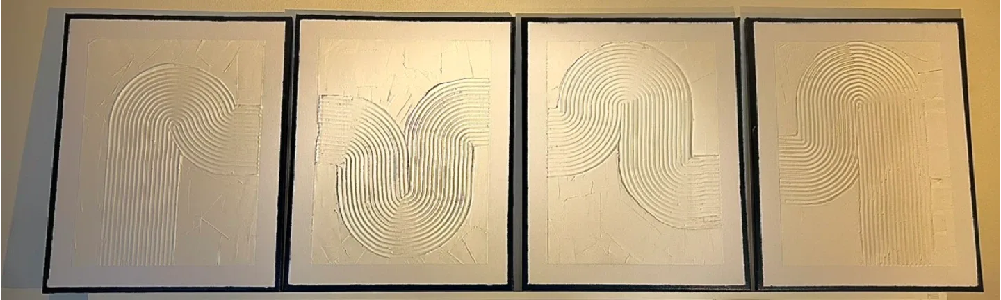 Textured Abstract Art - Set of 4 thumbnail