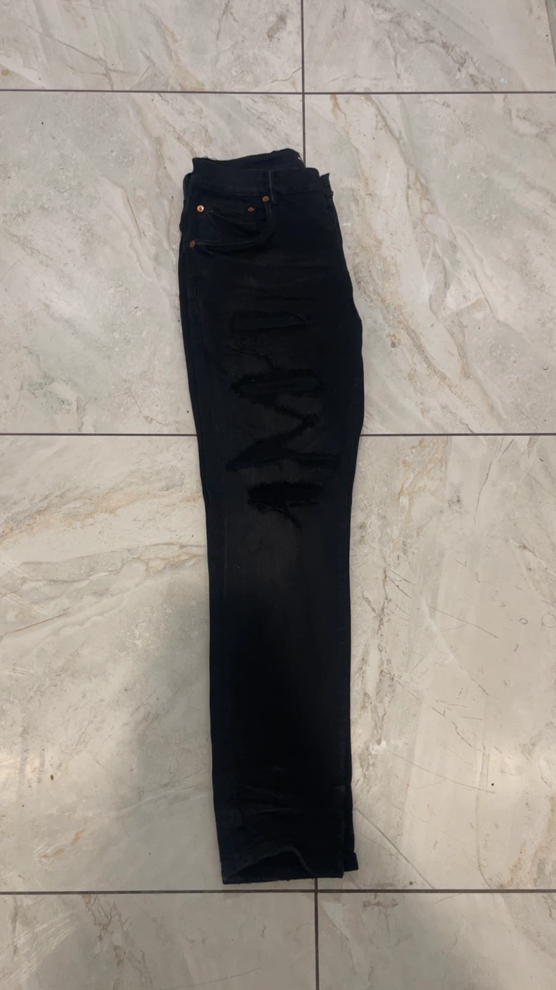 Purple Brand Black Ripped Jeans - photo 5