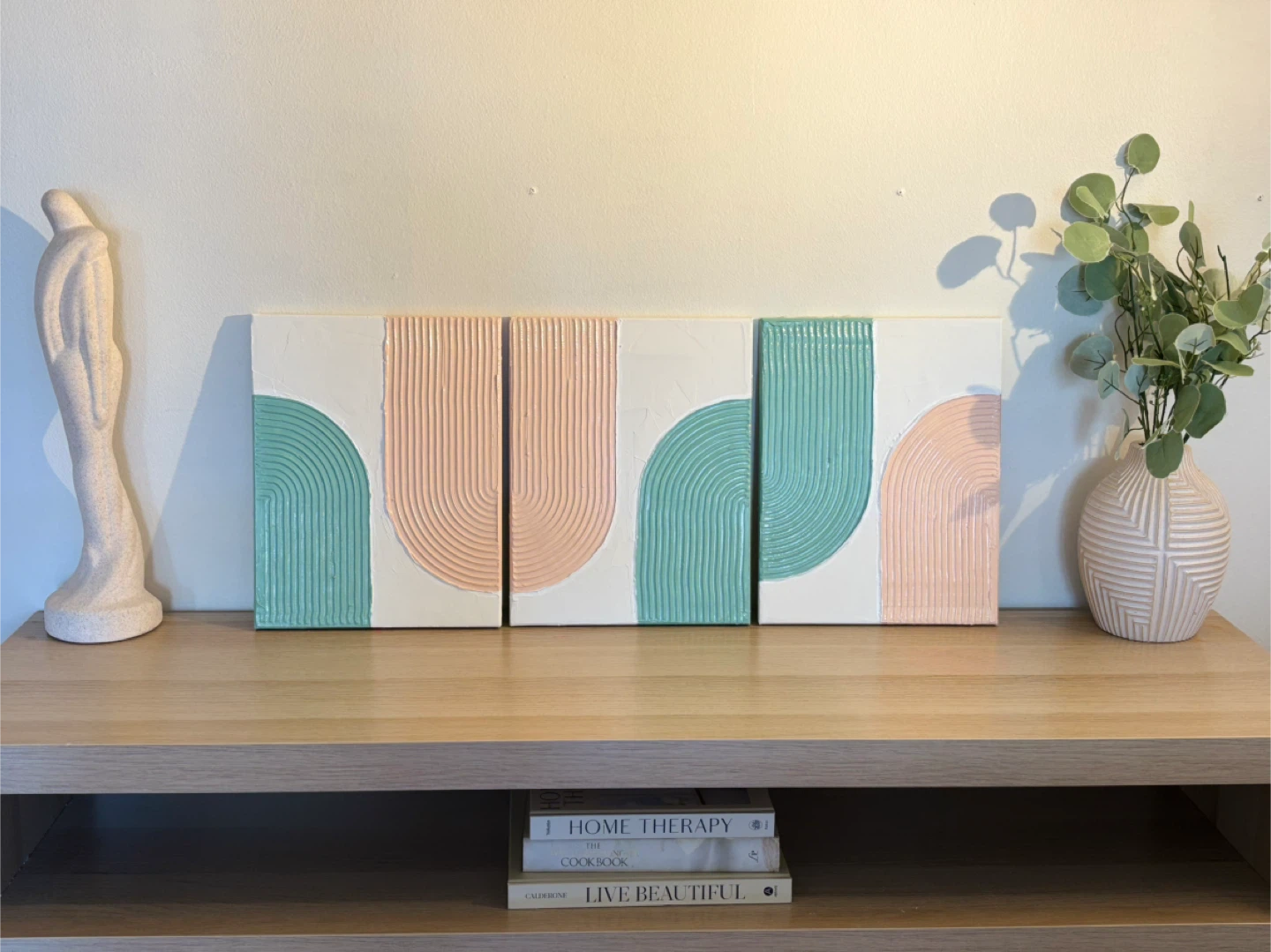 Abstract Textured Wall Art - Set of 4