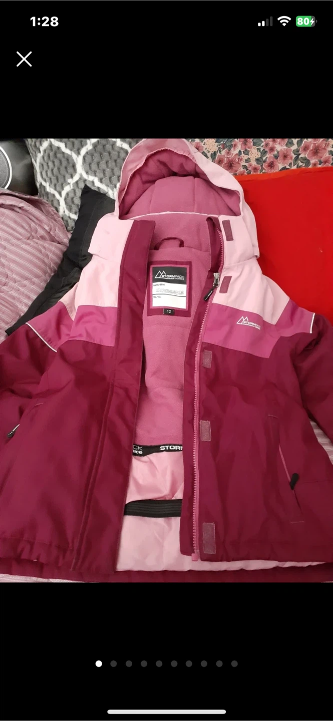 Stormpack Kids' Ski Jacket & Pants Set - Size 12