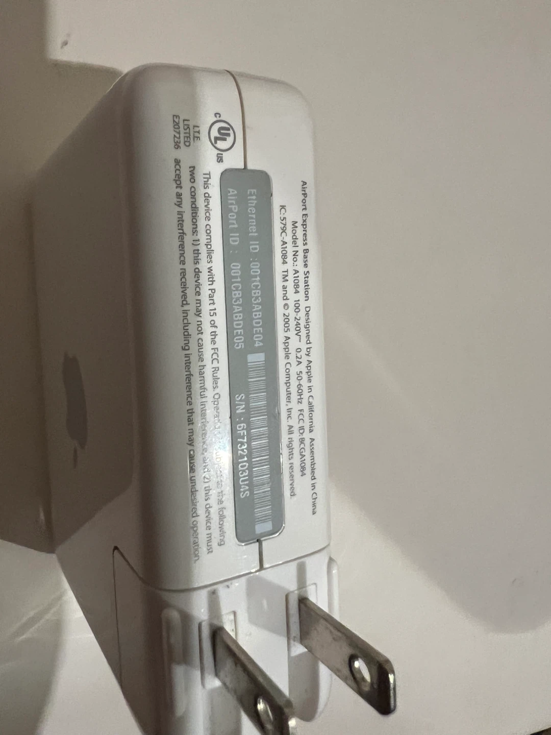 Apple Airport Express Base Station A1084