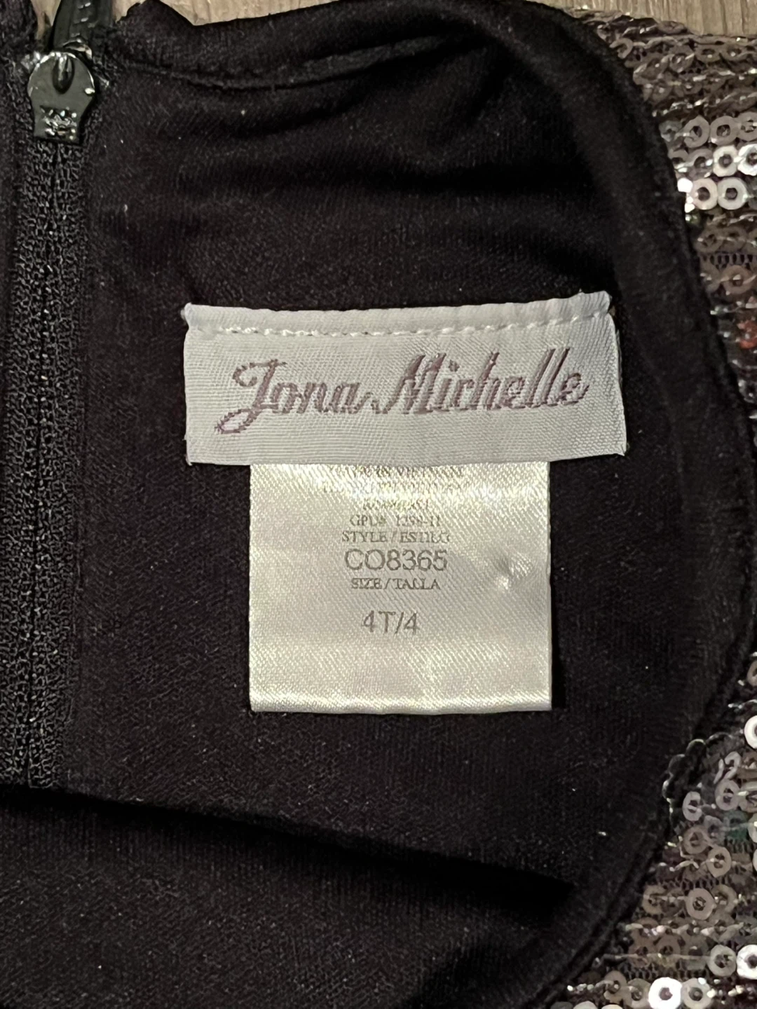 Jona Michelle Sequin Dress - Size 4T - photo 4