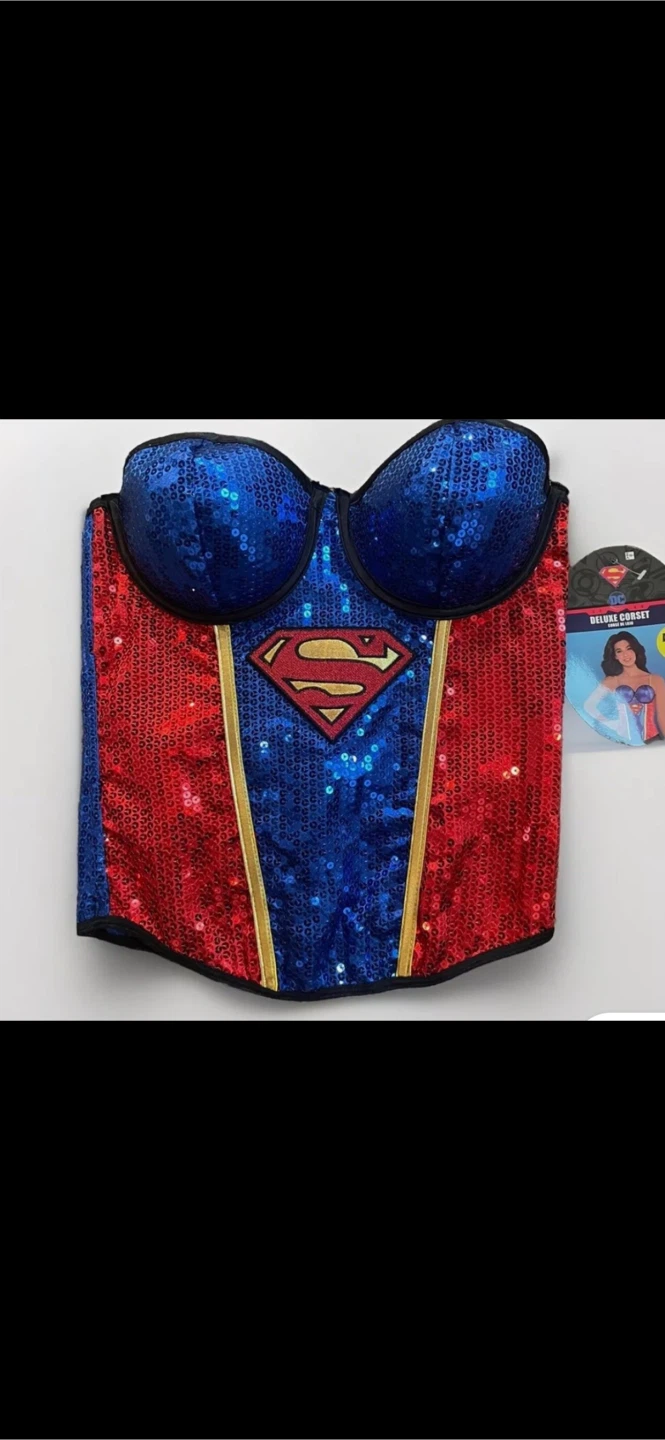DC Comics Deluxe Sequin Corset - Superwoman