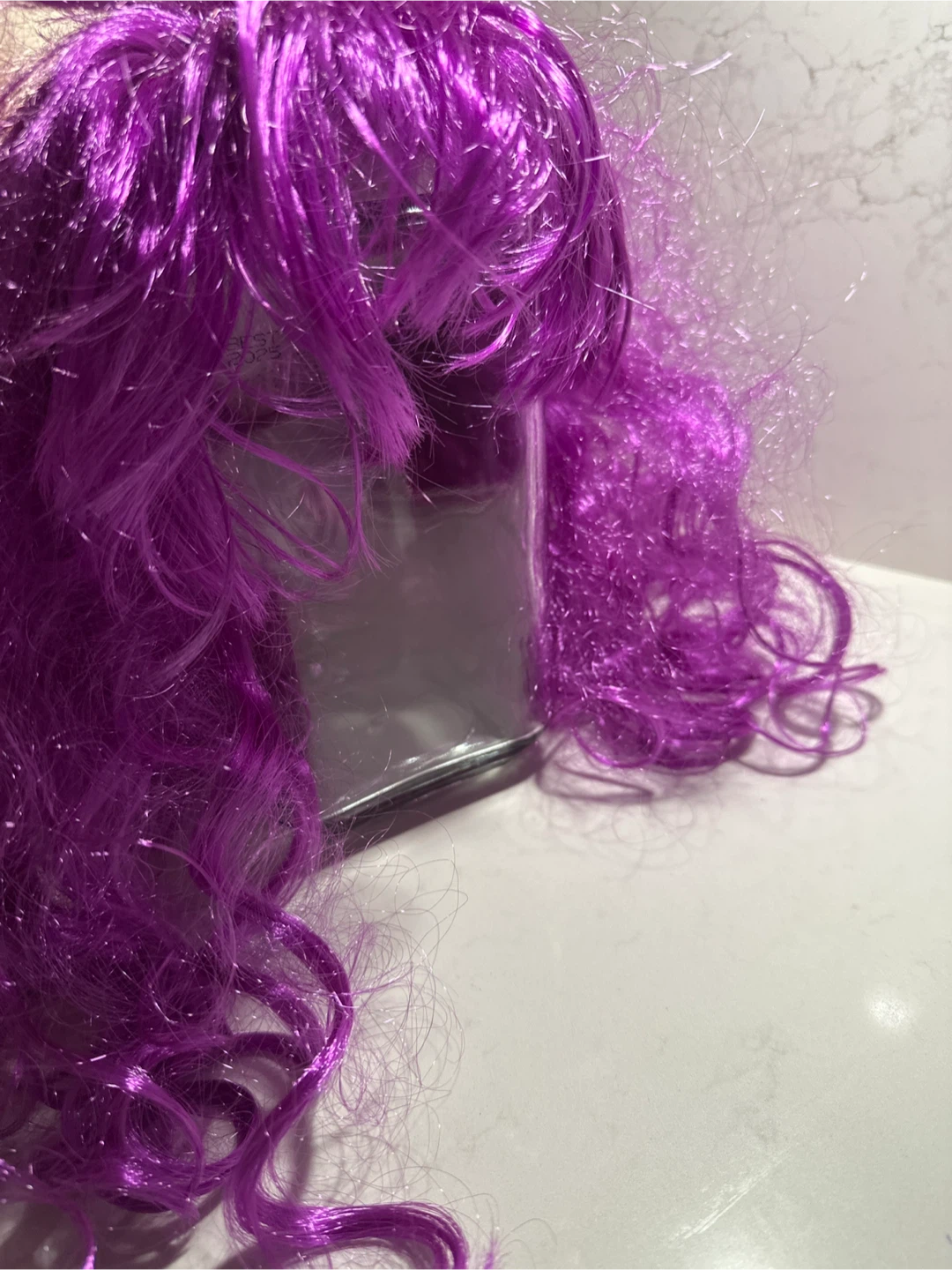 Halloween purple wig 🥕