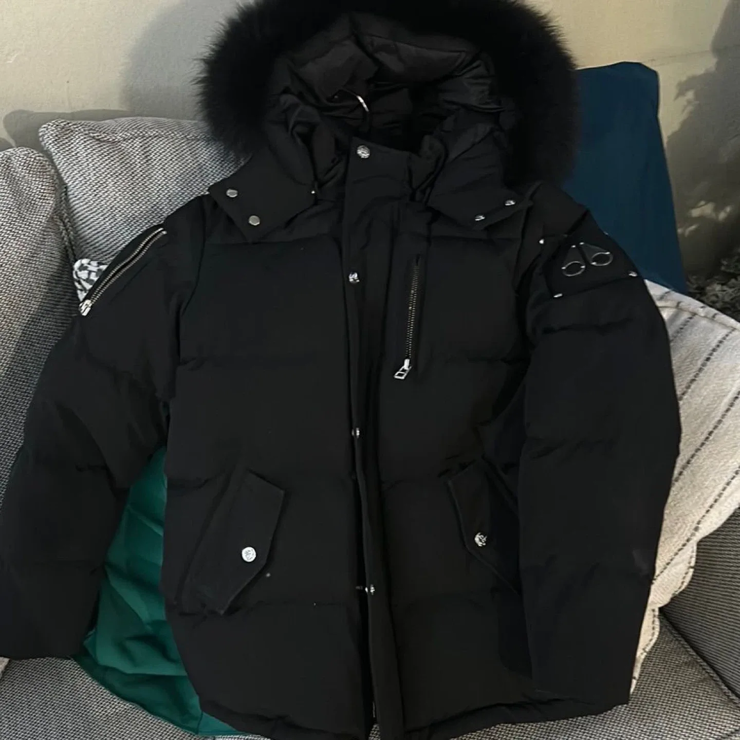 Moose Knuckles Stirling Parka - Black thumbnail