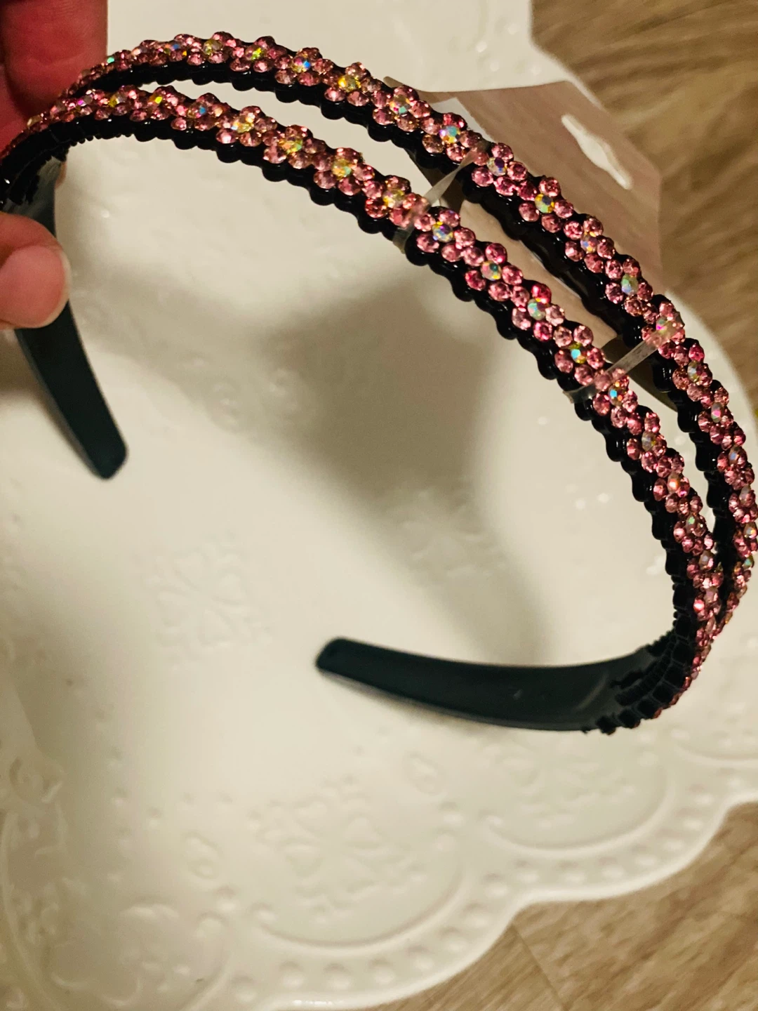 New Gem Bella New York Pink Rhinestone Headband - photo 5