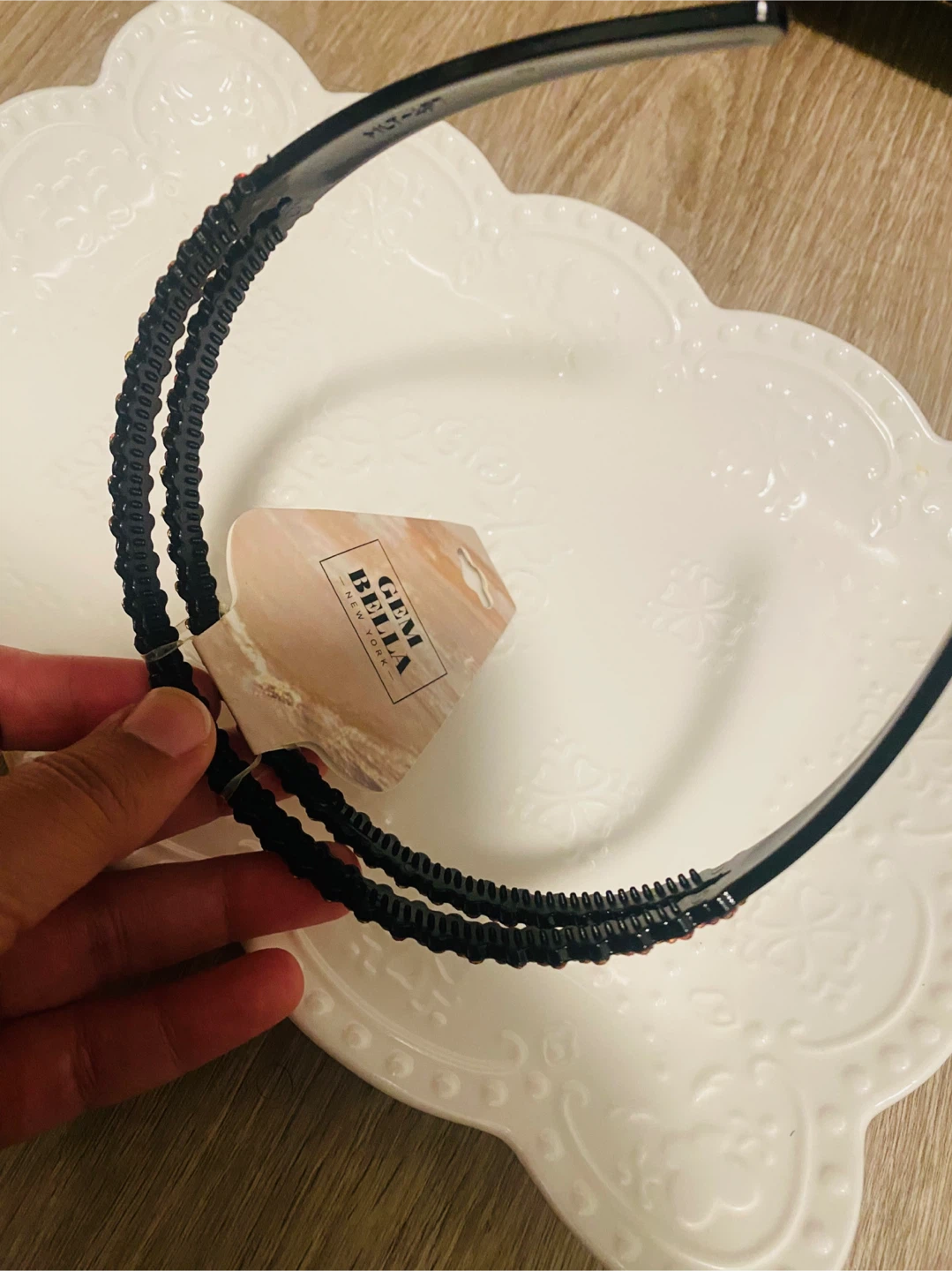 New Gem Bella New York Pink Rhinestone Headband - photo 4