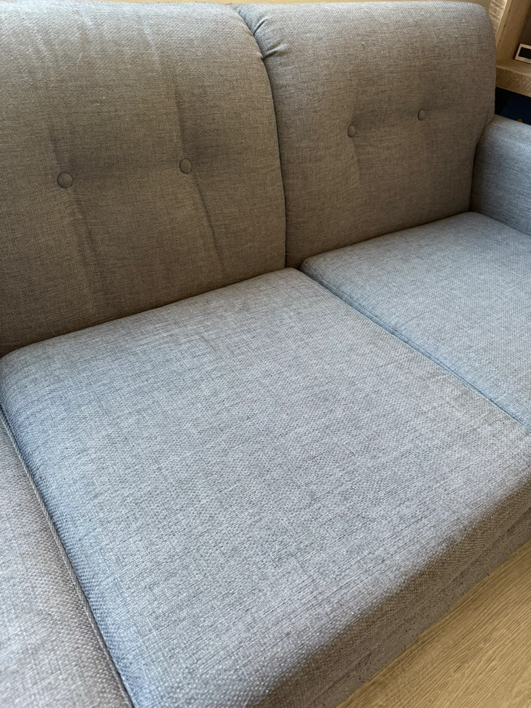 Grey Three-Seat Sofa - photo 3
