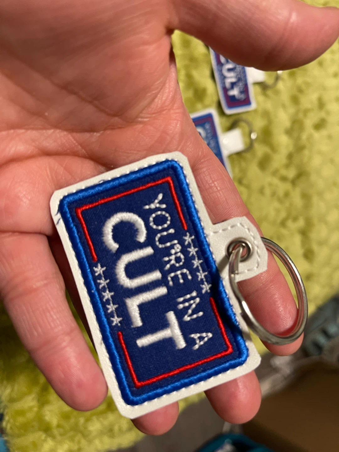 "You're In A Cult" Keychain - photo 3