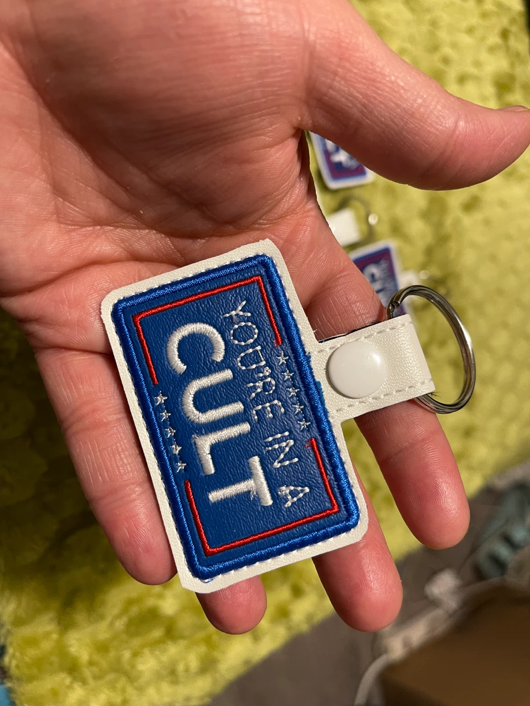 "You're In A Cult" Keychain - photo 4
