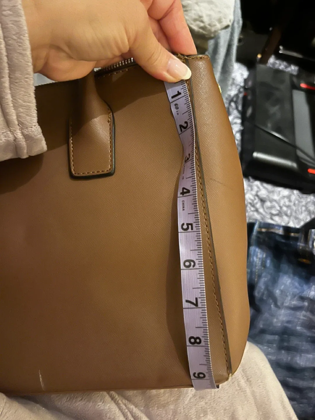 Reaction Kenneth Cole Brown Satchel image indicator(4)