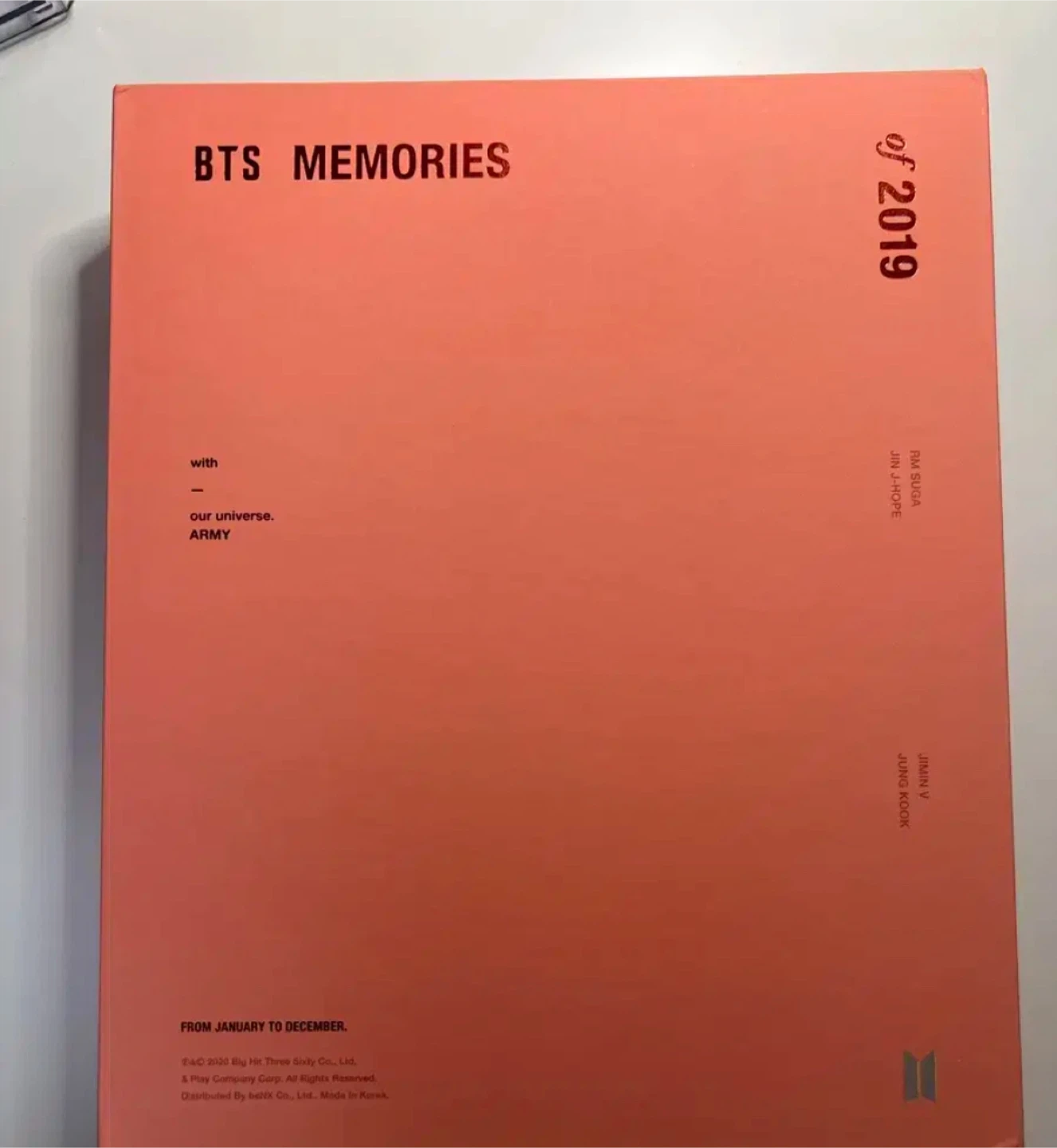 BTS Memories of 2019