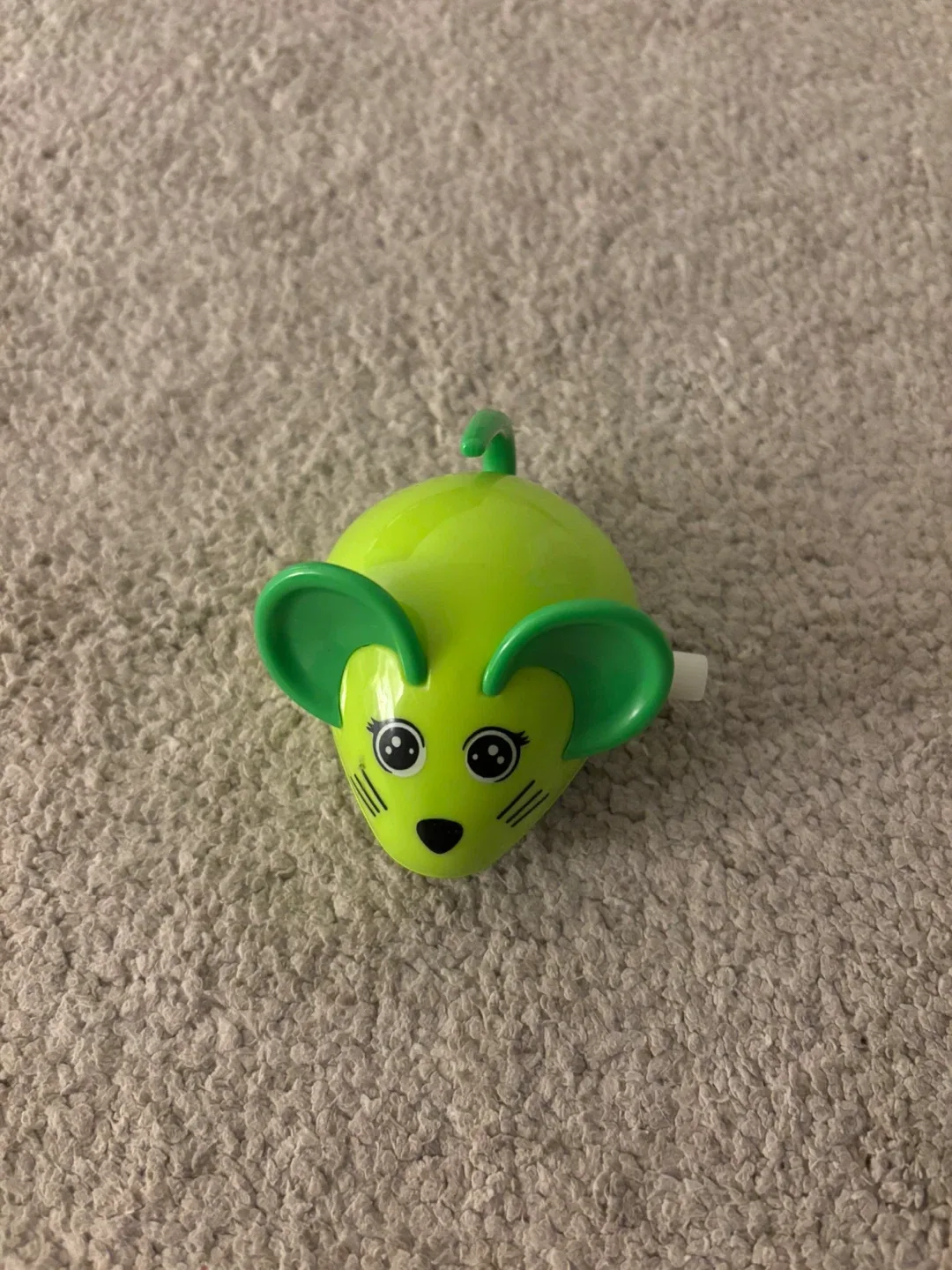 Green Wind-Up Mouse Toy