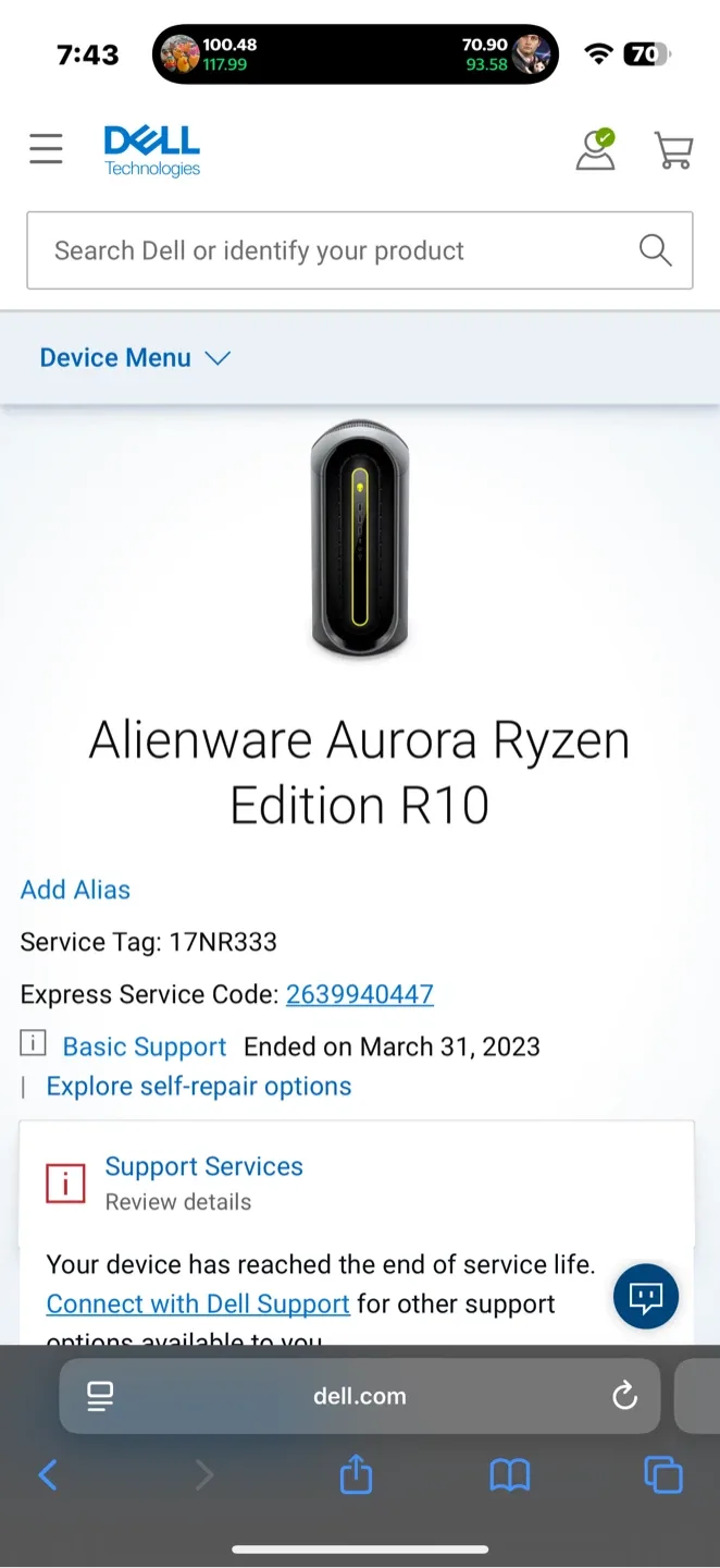 Alienware Aurora Ryzen Edition Gaming PC image indicator(7)