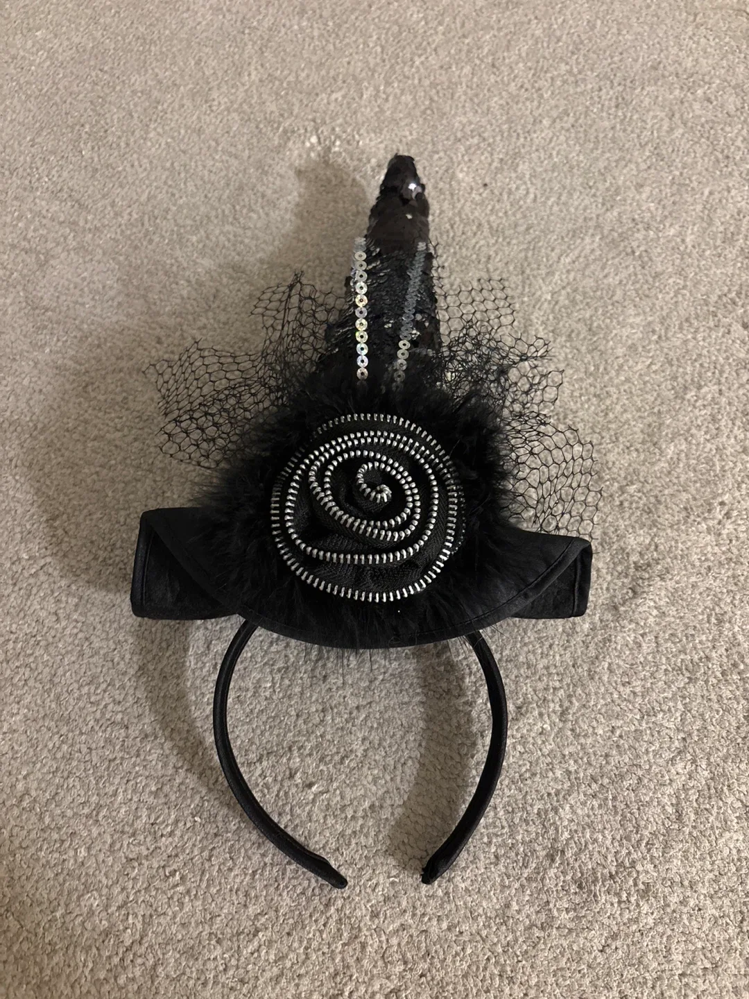 Black witch Headband for Halloween