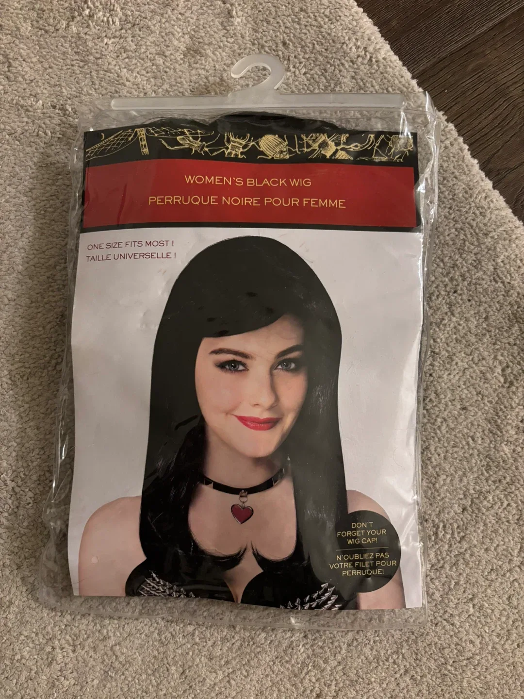 Halloween Women's Black Wig - One Size